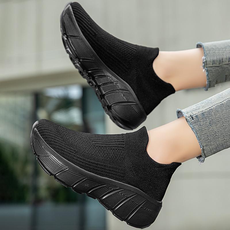 Damskie mokasyny loafersy casualowe wsuwane buty do chodzenia lato męskie wsuwki lekkie skarpetkowe buty dla matki duży rozmiar 35-45