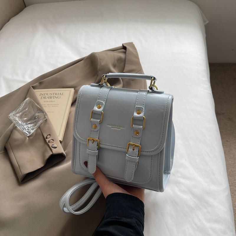 College Style Hand Carry Small Schoolbag 2025 New Trend Foreign Style Shoulder Bag Going Out Light Travel Backpack Women