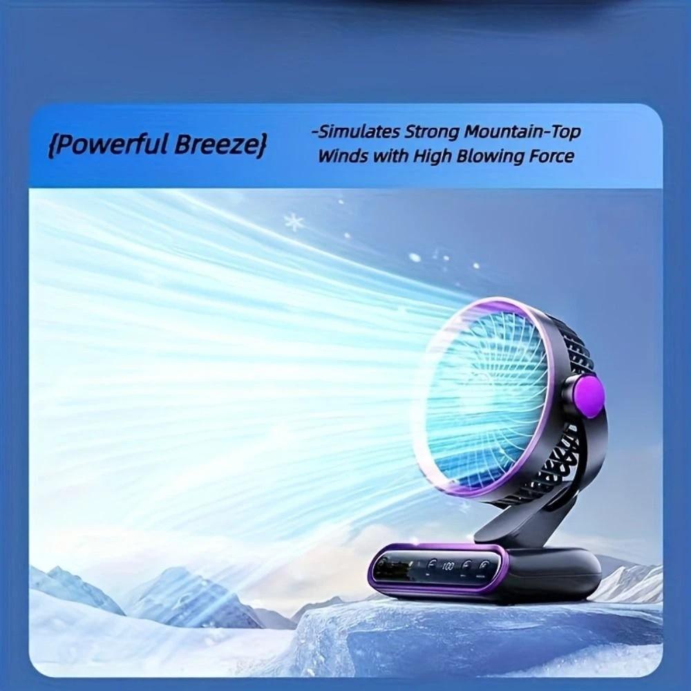 Timer High-Power Electric Fan 4 Modes Household Air Circulator Indoor Standing Fan  Bedroom