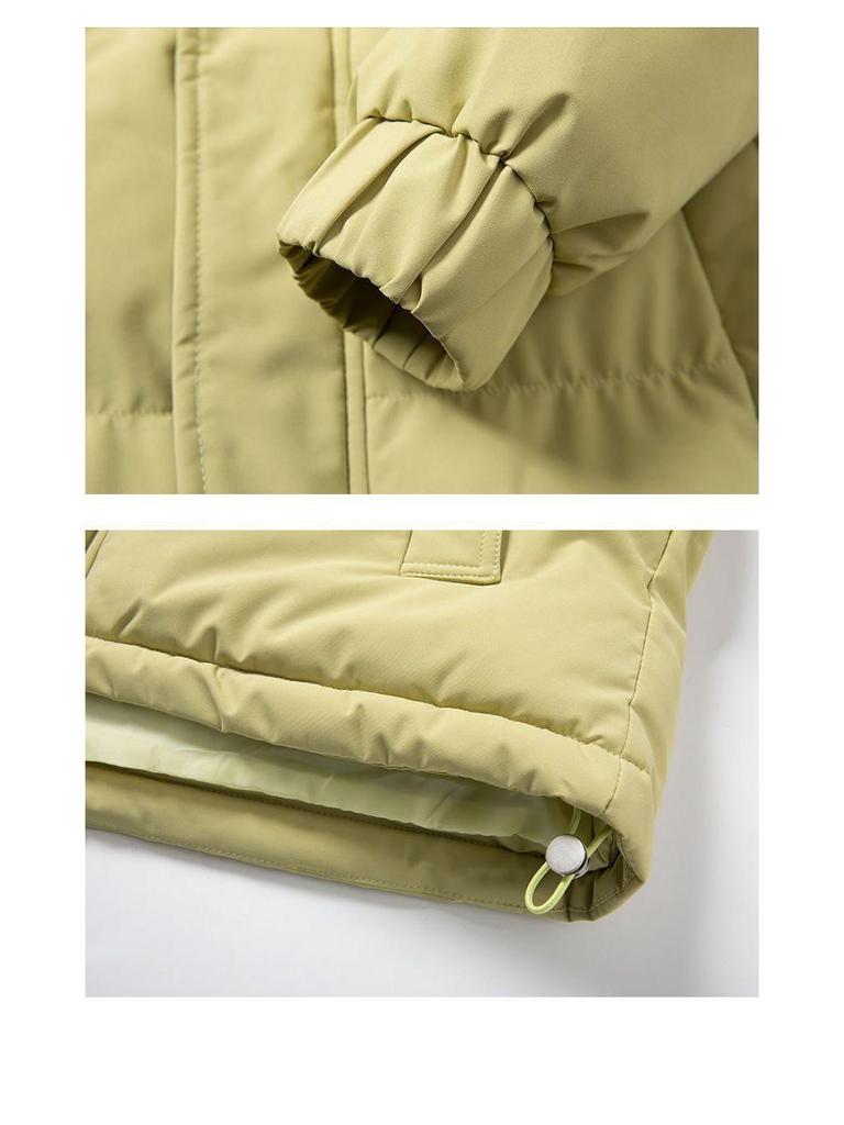 Women's Hooded Two-Piece Winter Down Coat - Thickened Cotton-Padded Bread Jacket