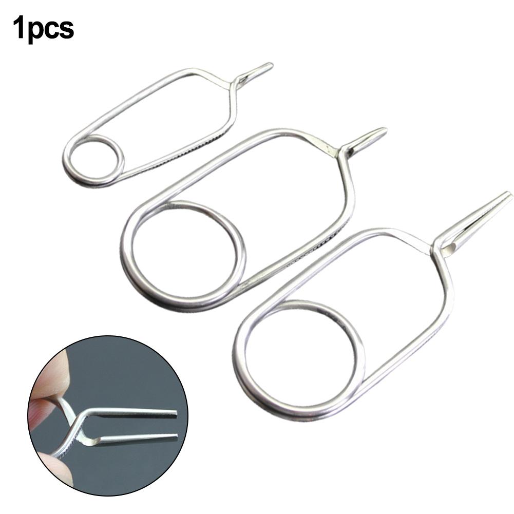 1pcs Hackle Pliers Feather Material Pliers Rustproof