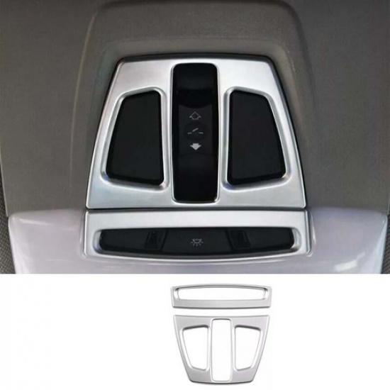 Panel Cover Matte Silver Reading Light For BMW F20 F21 F22 F23 Inner Front Lamp