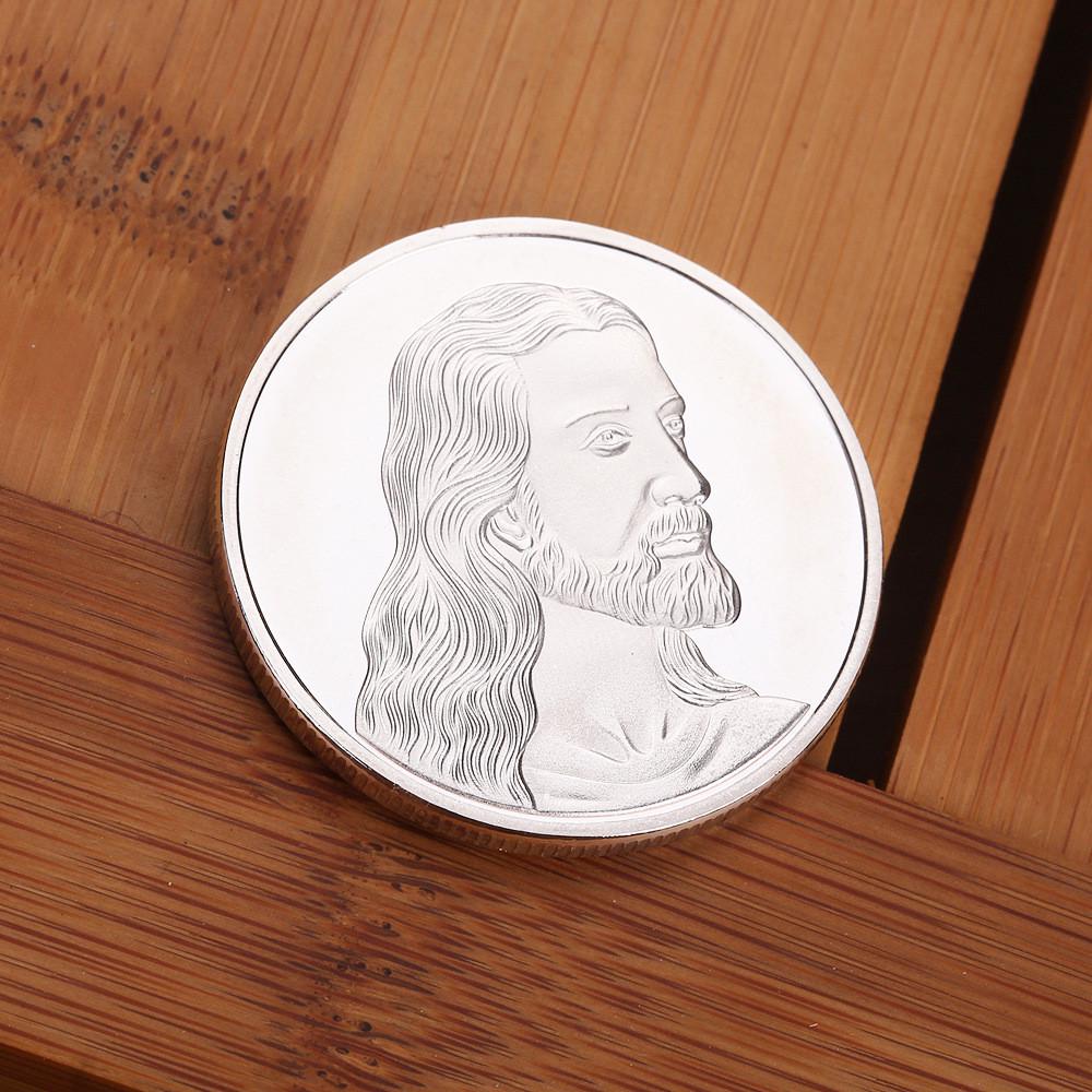 1 x Sběratelské dárkové mince Jesus Coin Umělecká sbírka pamětních mincí