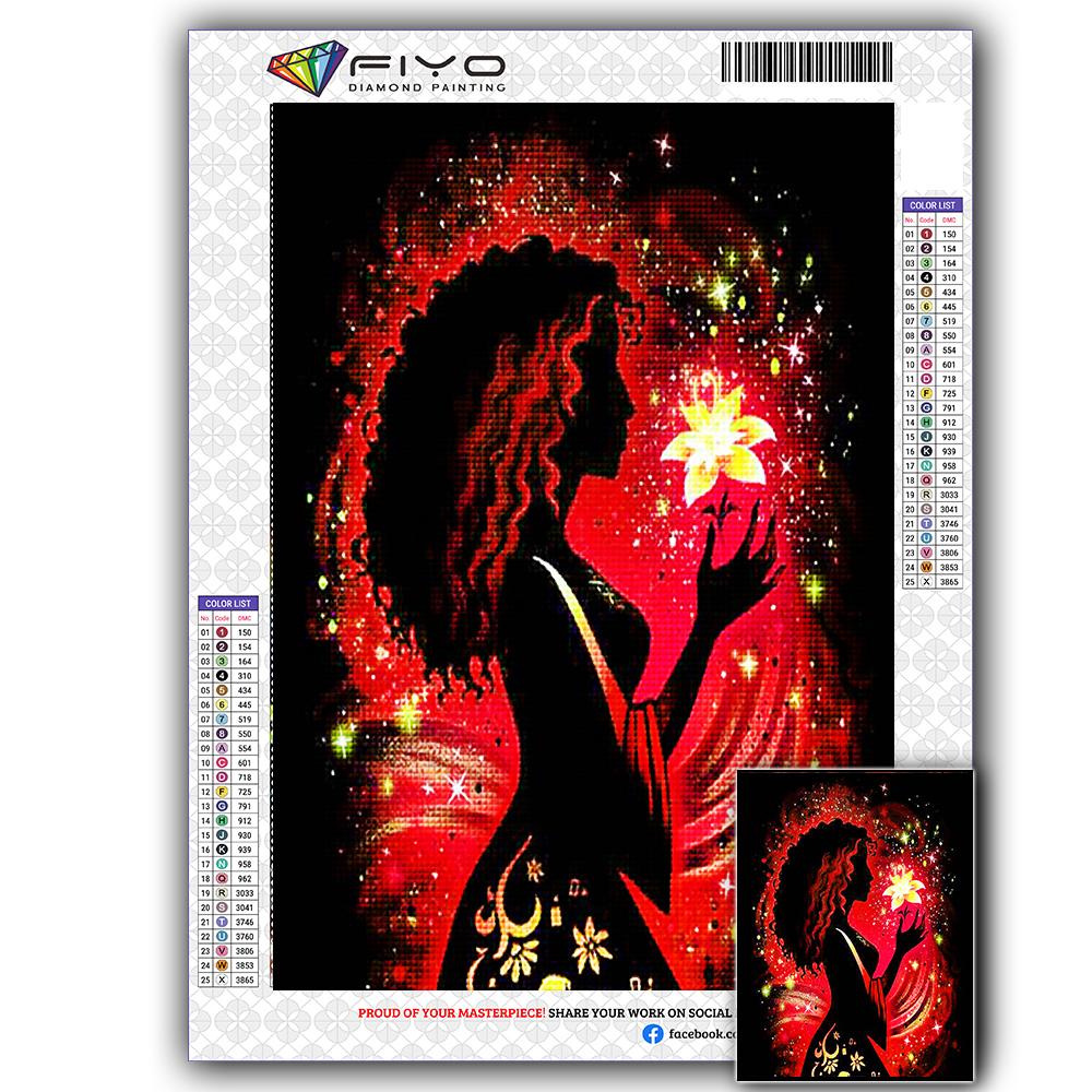 5D Diamond Embroidery Fairy Tale Full Square Diamond Painting Cartoon Diamond Mosaic Sunset Picture of Rhinestone Home Decor