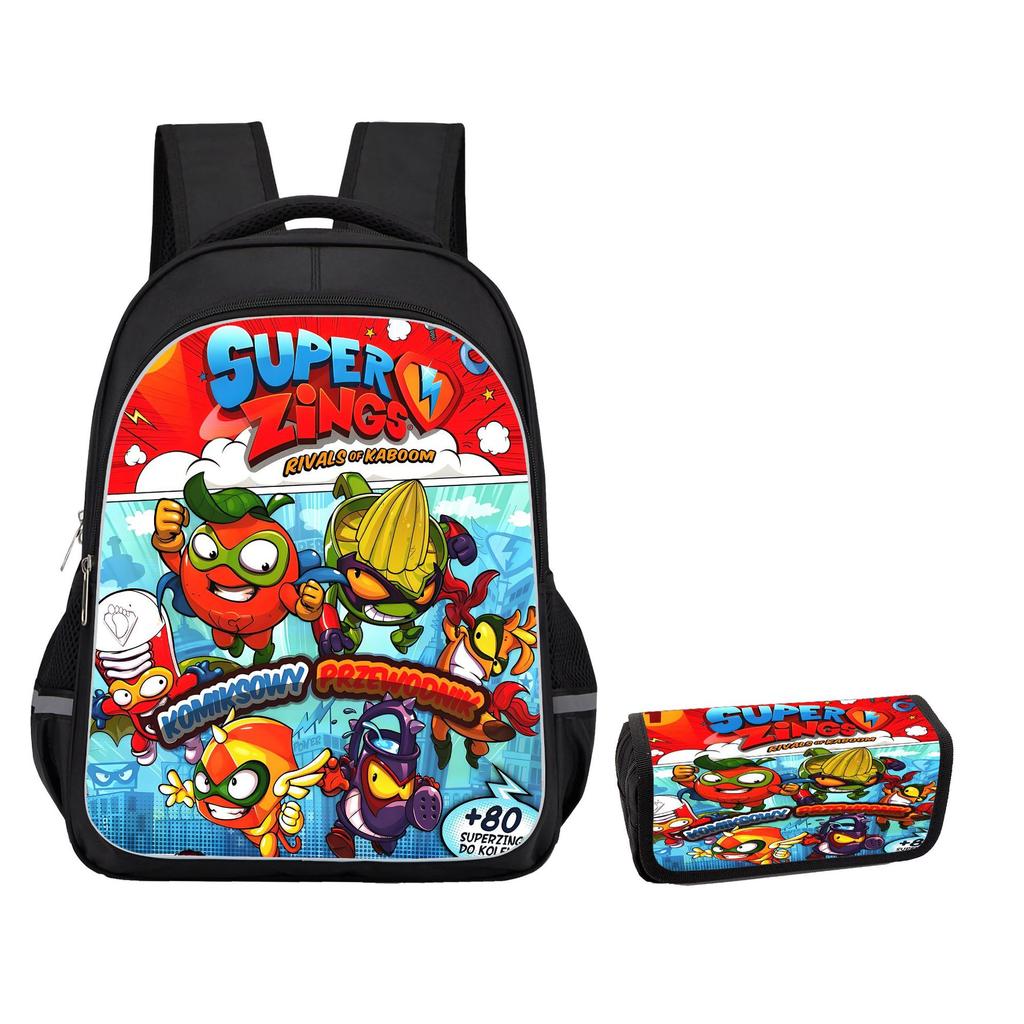 Superzings Trendy Comfortable School Bag Children'S Movie Peripheral Ultra Lightweight Storage Pencil Case