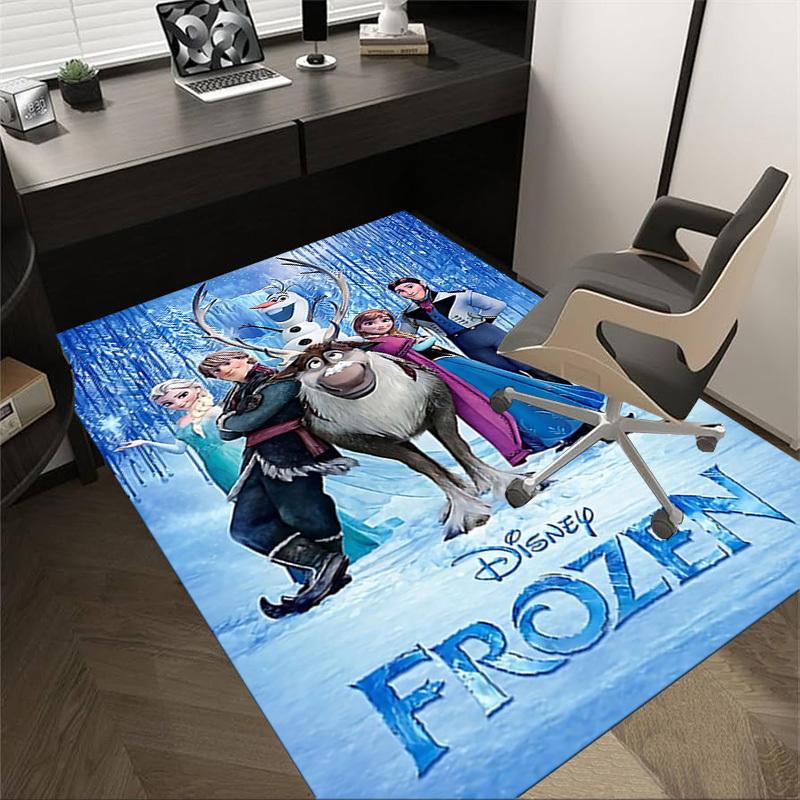 

1pc Frozen Disney Home Office, Durable Polyester Floor Mat with Easy, Office Decor, Urban Style, Nonslip Backing, Highquality Fabric 60cm by 90cm