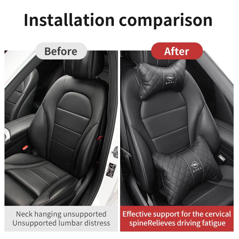 For Opel Car Lumbar Support Cushion Back Pain Relief Fatigue Reduction Pad Corsa Astra H G J Insignia Vectra Zafira Meriva MH8