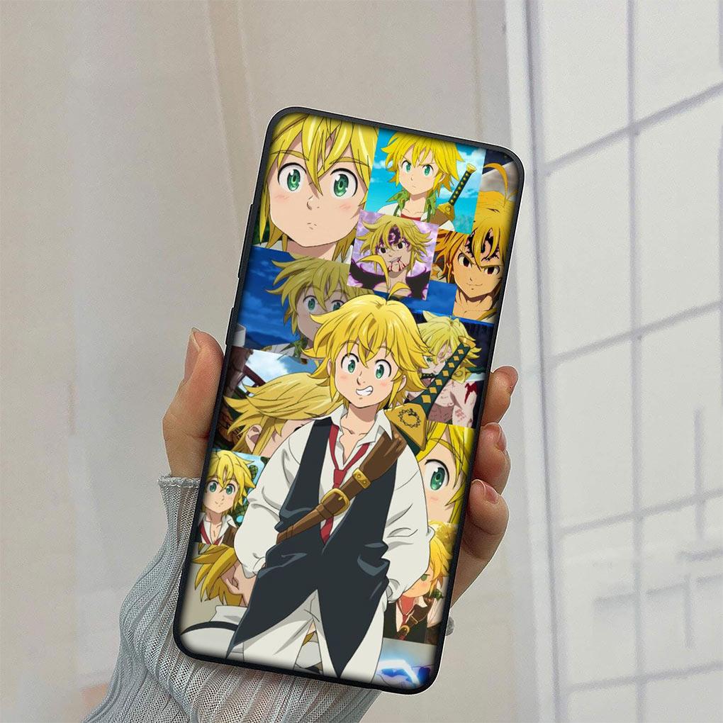 Anime Sedm smrtelných hříchů Meliodas Kryt na telefon pro Samsung Galaxy A10 A20 A53 A30 A31 A32 A50 A51 A52 A12 A33 Měkký TPU kryt