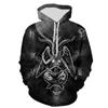 New Hoodie Cool Satan Men's Women's Children's 3D Printed Hooded Pullover Long Sleeve Loose Casual Comfort Sports Style