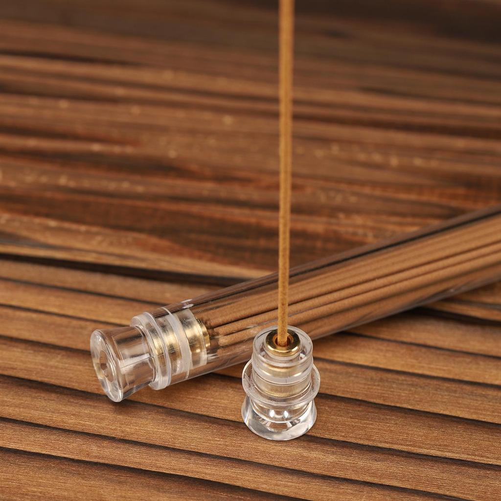 Acrylic Incense Holder: Transparent 5g Long Stick Storage Tube for Agarwood Incense