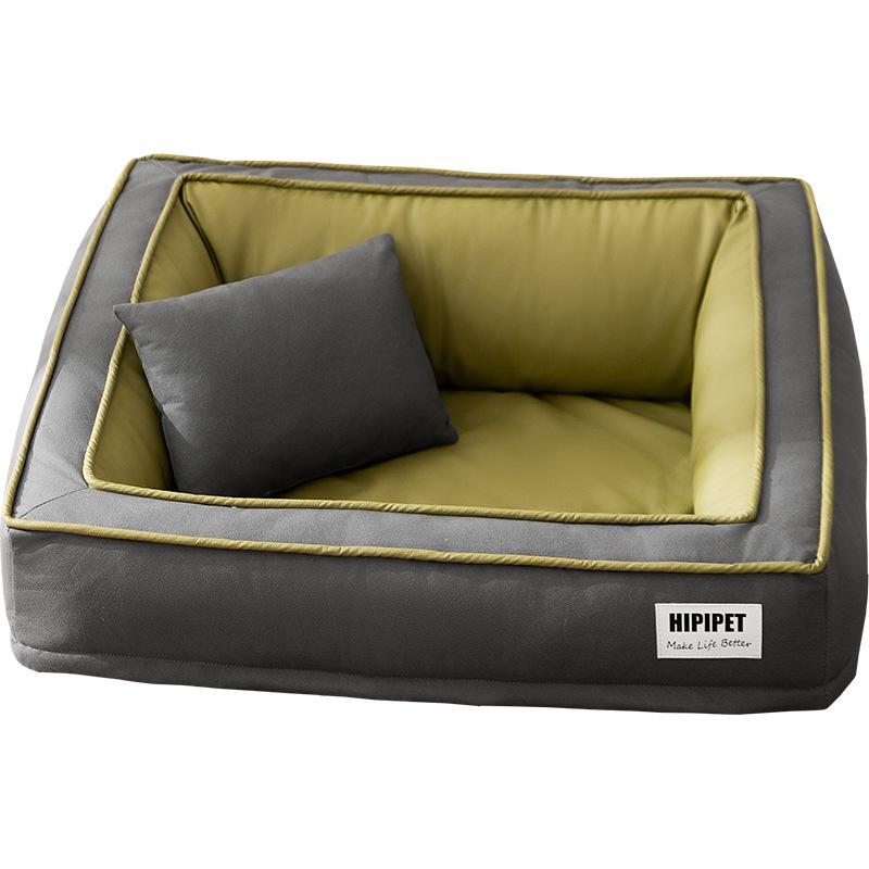 Universal All-Season Dog Sofa Bed & Neck Protector for Medium to Large Breeds