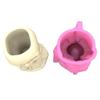 DIY Halloween Skull Man Flower Pot Storage Box Mold for Succulent Plant Decor