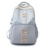 Schoolbag new Japanese cartoon plaid backpack cute Ruiying soft girl girl backpack commuter versatile student schoolbag