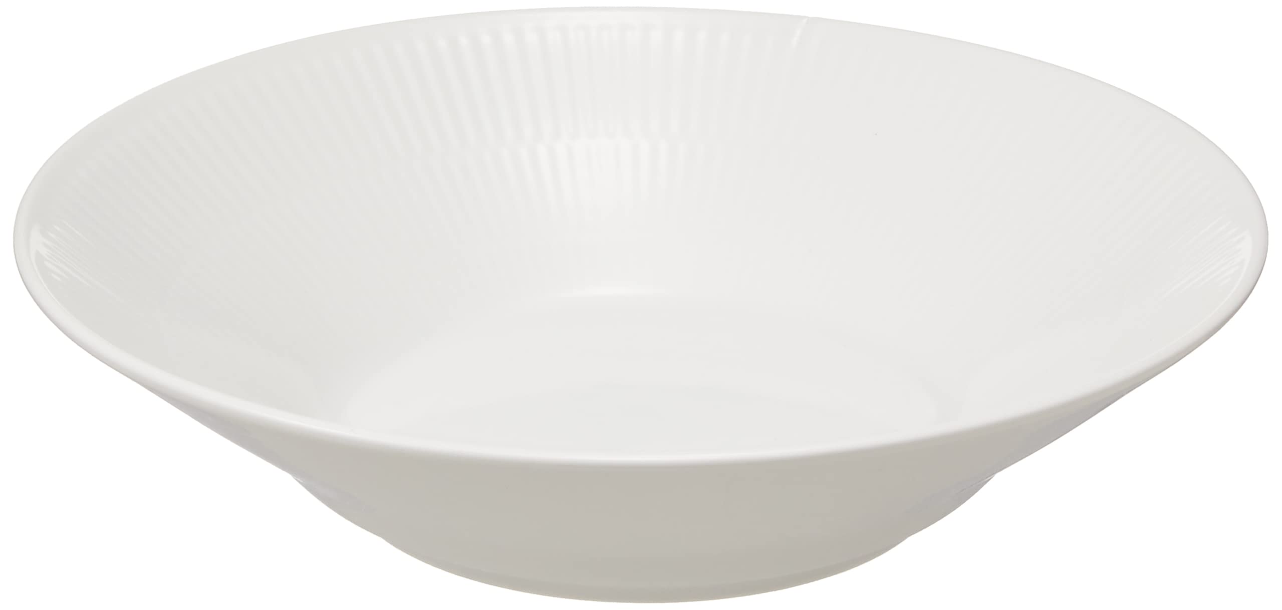 

[Officially Imported] Royal Copenhagen White Fluted Pasta Plate, 24cm, Wedding Gift, Product Number 1016913