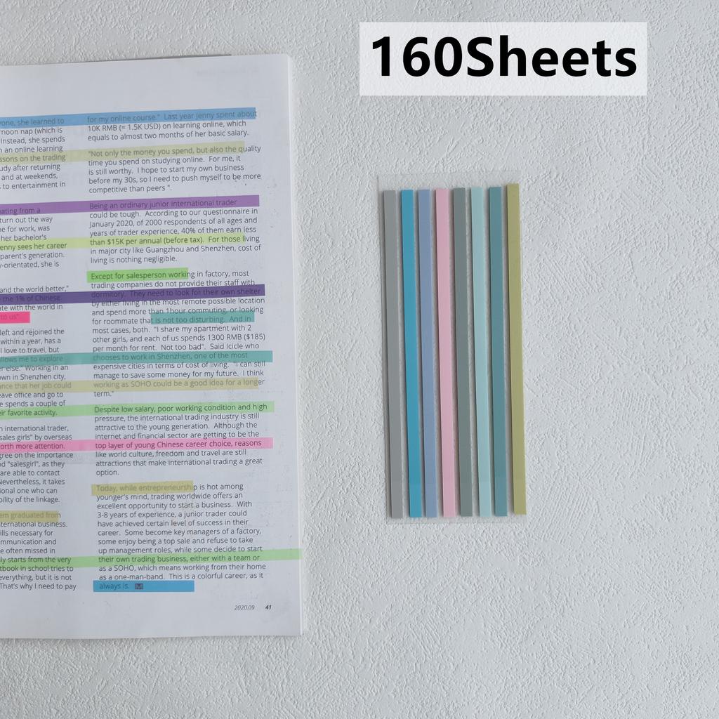 KindFuny 160 Sheets Sticky Note Transparent Sticky Note Index Tabs Arrow Flags for Page Marker Planner  Office School