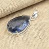 Faceted Amethyst Gemstone 925 Sterling Silver Handmade Pear Shaped Jewelry Pendant