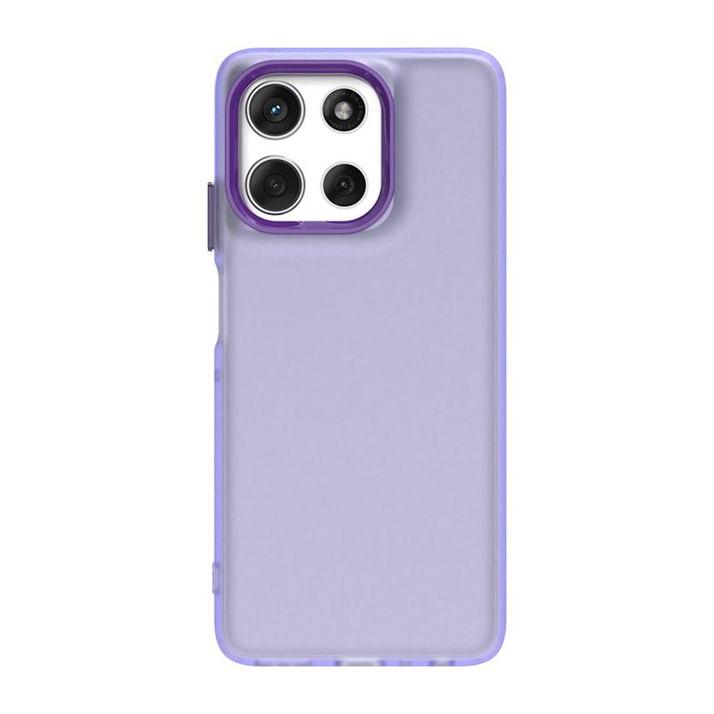 Anti-Drop Candy Color Case For Motorola Moto G56 Matte PC Transparent Back Case Moto G56 G66j G66y G86 Cover For Moto G56 Case