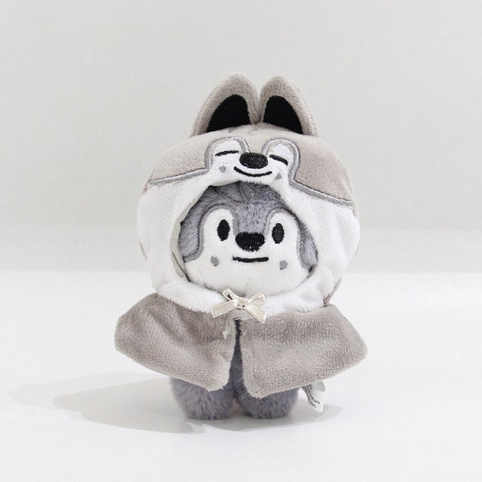 13CM Plüschtier Kawaii Stray Kids Wolf Plüsch Cartoon Stofftier Puppe Kawaii Begleiter Spielzeug Geschenkids