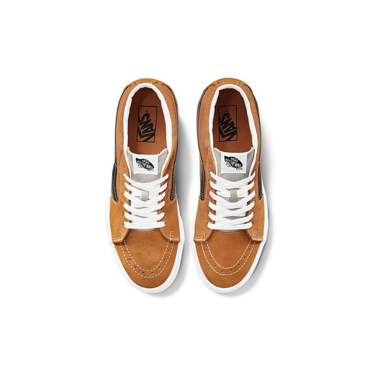 Vans Retro Sport Sk8 Mid Shoes Orange (Unisex) Skate Shoes VN0A3WM3WZ5