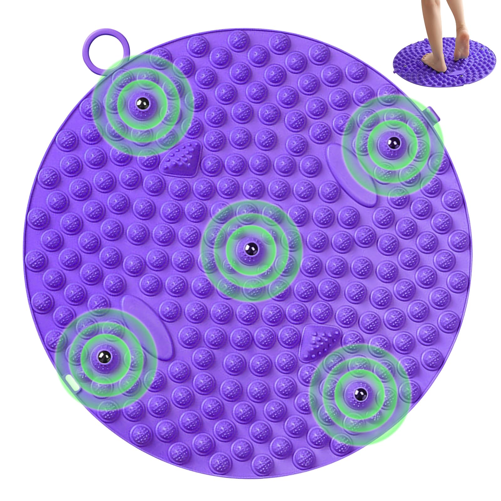 

VOXIN Акупунктура для ног Акупрессура для ног Акупунктура для ног Массажер для ног Акупунктура для ног Эргономичная домашняя акупунктура Подошвенная акупунктура фиолетовый