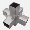 Stainless Steel 25x25 Square Tube Tee Connector for Shelving Display Racks