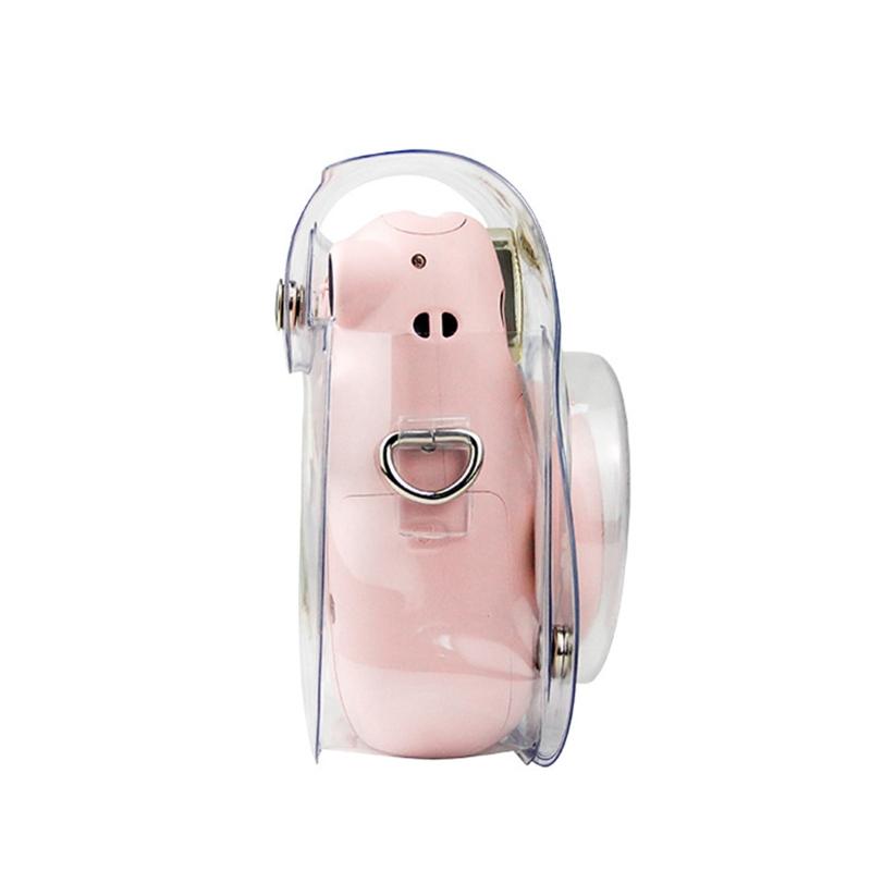 for Mini 11 Crystal Transparent Protective for Case Cover Bag Instant Camera Bag for Shell with Strap Replacement