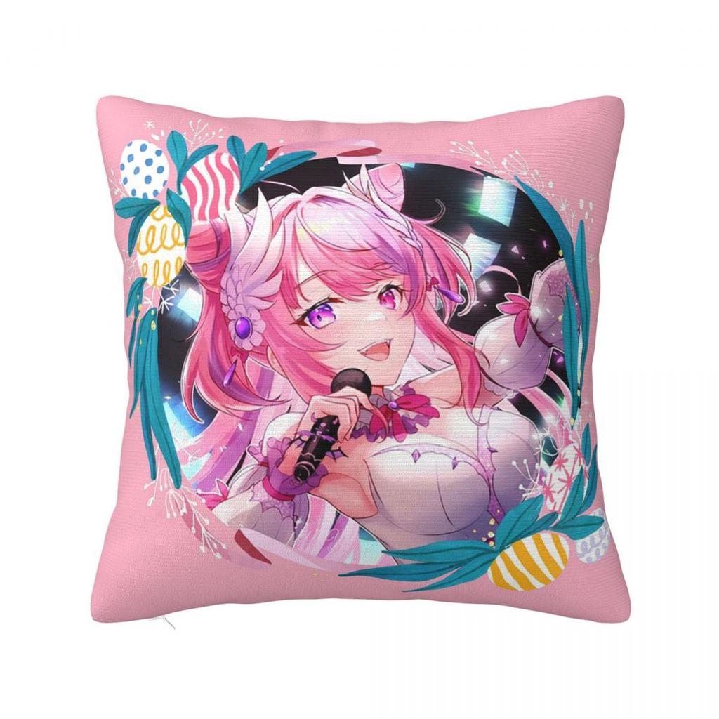 Vshojo Ironmouse Anime Cute Vtuber Square Pillowcase Cushion Cover Pillow Case Throw Pillow Cover for Home Sofa Living Room