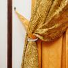 2Pcs U-Shaped Iron Curtain Tiebacks Wall Mounted Modern Minimalist Holdback Hooks for Living Room Bedroom Window Decor