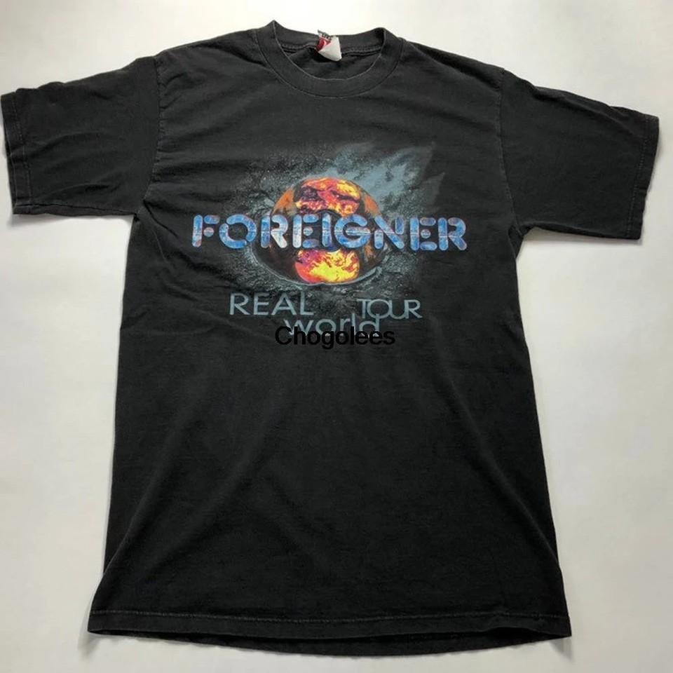 90s Foreigner Real World Tour Tee 1994 Foriegner Concert T shirt 1990s Foreigner Unisex T-Shirt S