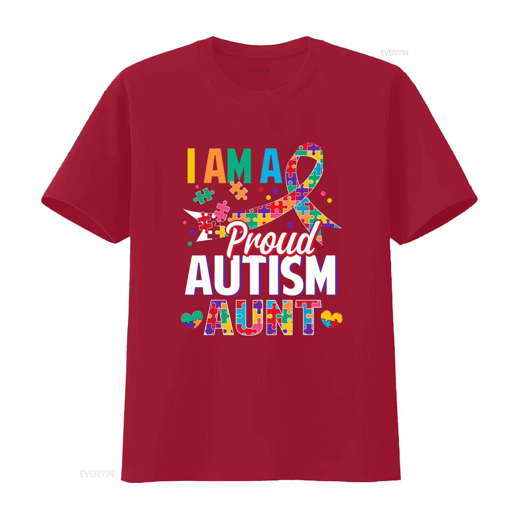 I Am A Proud Autism Awareness Puzzle Piece T Shirt vintage Washed Soft Stylish designer clothes Versatile streetwear Slightly S