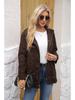 2022 Women's Plus Size Cotton Hooded Windbreaker - Spring/Autumn Loose Solid Color Coat