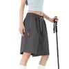 Women's Summer Work Pants Are Loose Comfortable Casual Fashionable With Multiple Pockets And Color Shorts
