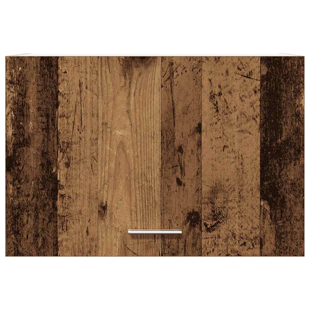 Lyon Wall Mounted Cabinet Rustic Wood Look 60 x 31 x 40 cm Engineered Wood