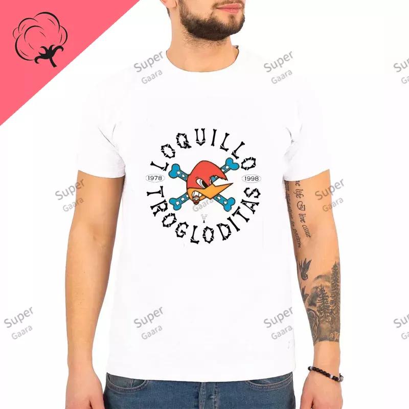 Loquillo Theme 100Cotton Short Sleeve Tee Mens Dedicated Woman Clothing Tshirt Streetwear Tshirts Man Y2k Graphic Gym Zevity
