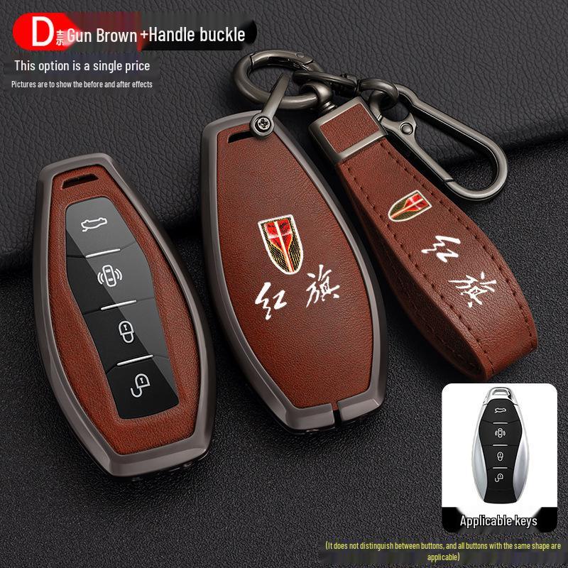 2023 Hongqi H5/H6/HS5 Men's Key Case for HS3 & HQ9 with EQM5 High-End Shell