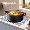 Soft Silicone Sink Mat Anti Slip Home Heat Insulation Drying Protector Cover Quick Drain Pad Kitchen Accessories Sink Pad