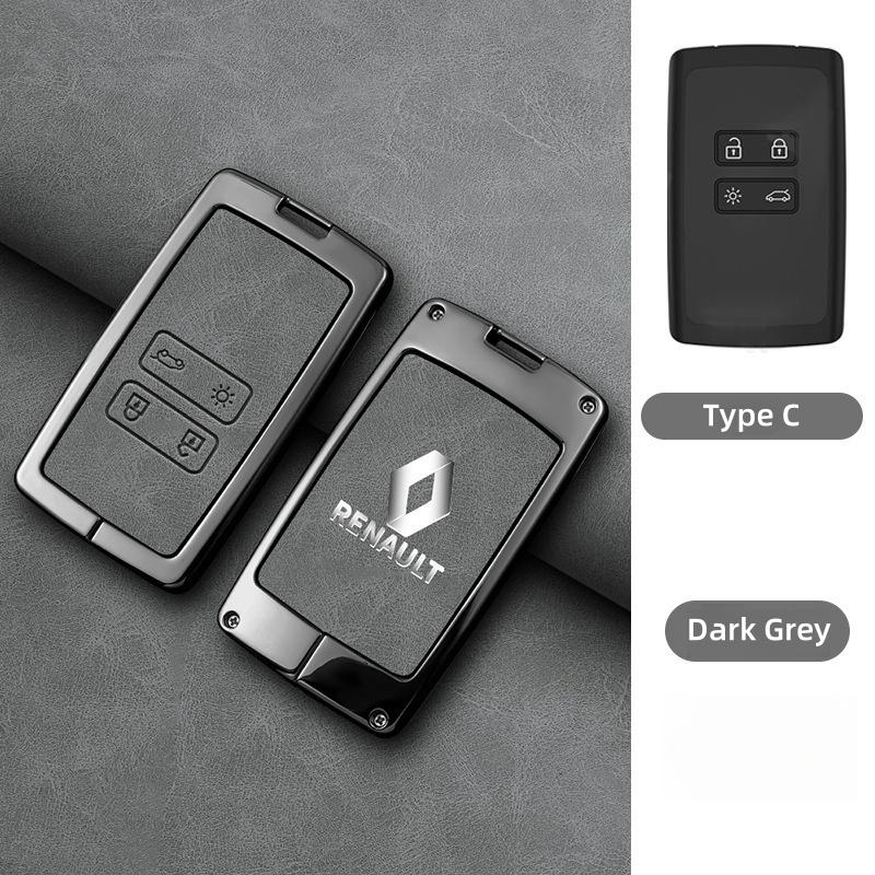 Pour Renault 2026 Nouveaux Enjoliveurs Mode Housse Coque pour Clé de Voiture Pour Renault Koleos Kadjar Captur Megane Talisman Espace Clio Zoe