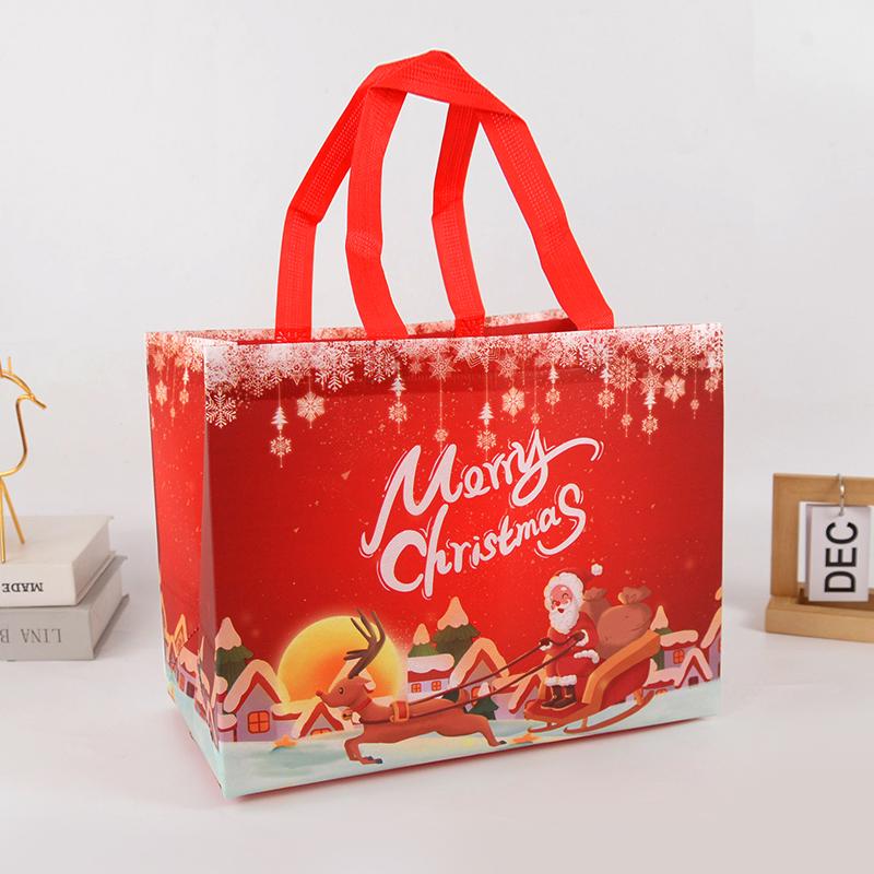 Christmas Gift Bag Santa Claus Snowman Candy Gift Packaging Bag 2025 Merry Christmas Party Home Decor Navidad Noel 2025 New Year
