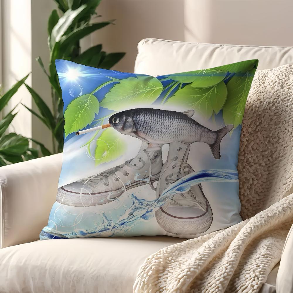 Fantastic cat Funny cushion cover Best Home Office Coffee Pillow Sofa Printing Decoration Room Shop Car Nordic Simplicity Hit