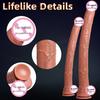Ultra-langer Silikondildo - Weicher Flesh-Masturbator für Erwachsene für Frauen