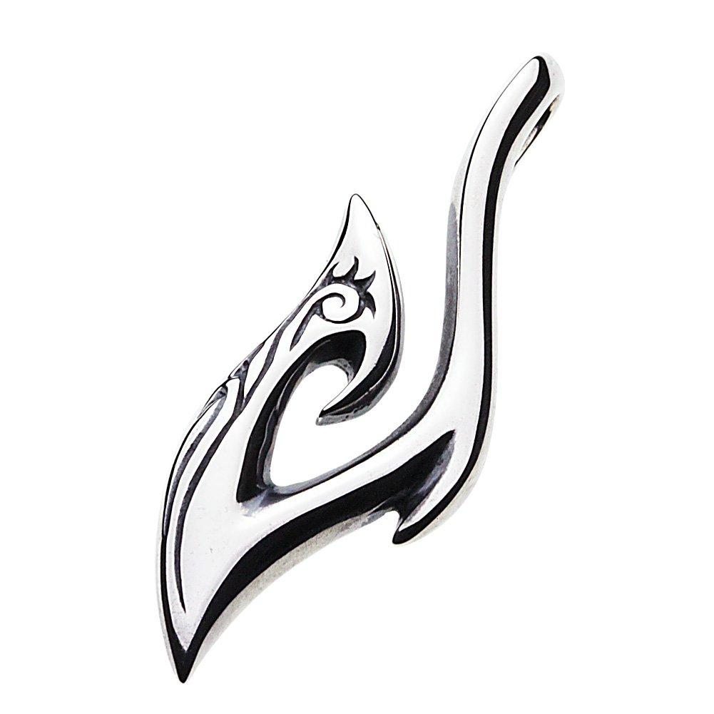 

[Cenote] Maori Fish Hook Pendant [Silver Accessory] p0397