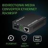 Qoltec Unmanaged Switch Bidirectional Media Converter 1x RJ45 1x SFP | 1000Mb/ | 5V