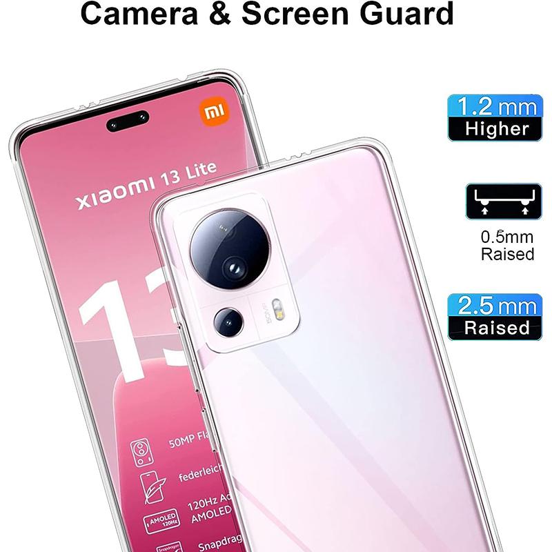 Ultra-Thin Transparent Soft Case For Xiaomi Mi 13 12 Lite 12X 12S 12T Pro Ultra Clear Silicone Back Cover For Xiaomi 13 12 Lite
