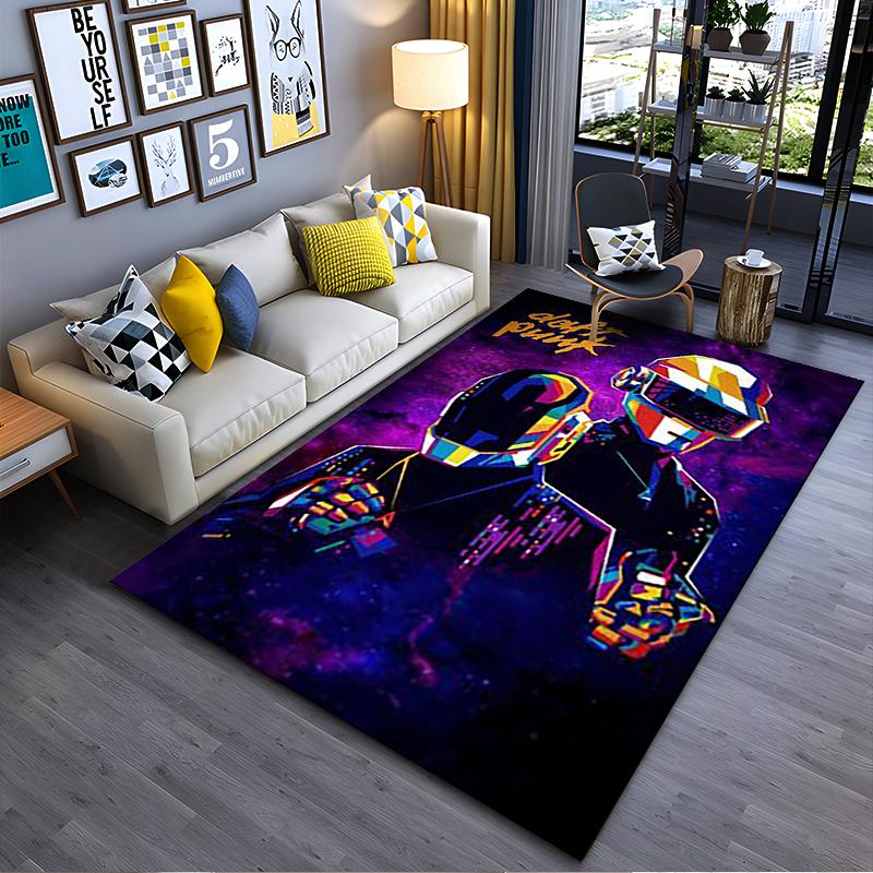 Trendy Vintage Mirror Portrait Aesthetic Area Rug, Non-Slip Washable Throw Carpet for Living Room Bedroom Entryway Home - Modern Print