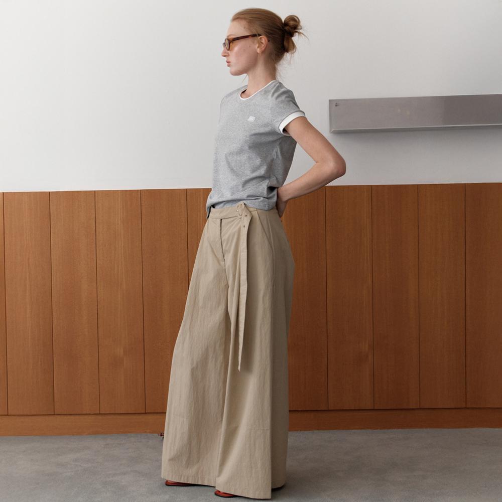 Elssibeui Lcve Label Ringer T-Shirts_Gray