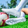 Fußballschuhe 30-47 Herren High-Top Sockenmund Fußballschuhe Jugend Sportschuhe Fußballtrainingsschuhe Kunst Make-up Rasen Kinder Fußballschuhe