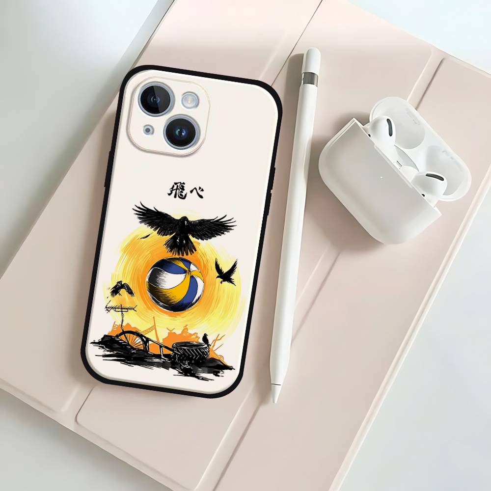 P-Pintadas De Voleibols Black Phone Case That Fits For IPhone 17,16,15,11,13,14 Pro Max,Plus,X,Xr,Xs Max,13Mini