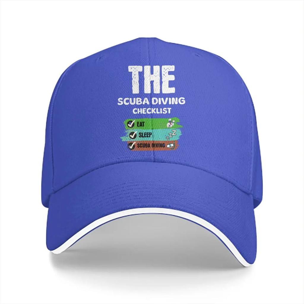 Pure Color Dad Hats Eat Sleep Scuba Hat Sun Visor Baseball Caps Dive Diving Peaked Cap