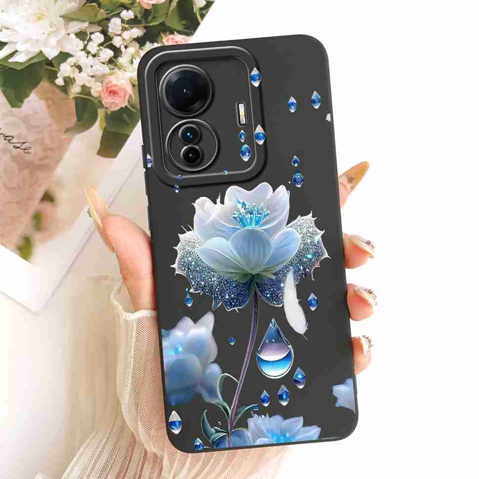 Für vivo S15e 5G V2190A Hülle Bunt Bemalte Blumen Silikonhülle Für Vivo S15e VIVO S15E 5G 6,44" Vollschutz Stoßfänger