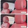 2 Pcs Aluminum Front Seat Headrest Button Covers Compatible with Porsche Cayenne 2007-2025. for Macan 2014-2024 Headrest Adjust Button Trim Ring